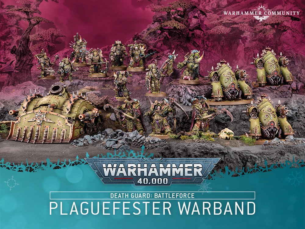 Death Guard : Plaguefester Warband – Alpha Omega Hobby