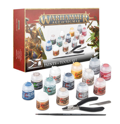 Warhammer Age of Sigmar: Paints & Tools Set