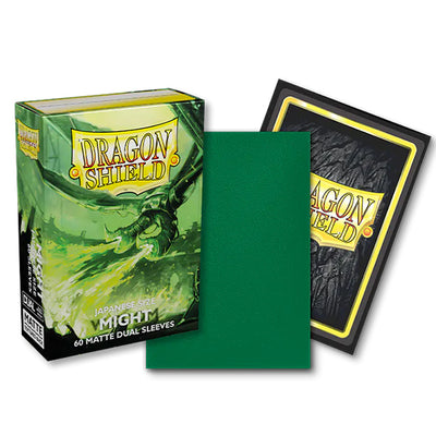 Dragon Shield: Might - Dual Matte Sleeves (60 count Japanese size)