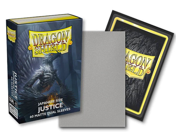 Dragon Shield: Justice - Dual Matte Sleeves (60 count Japanese size)