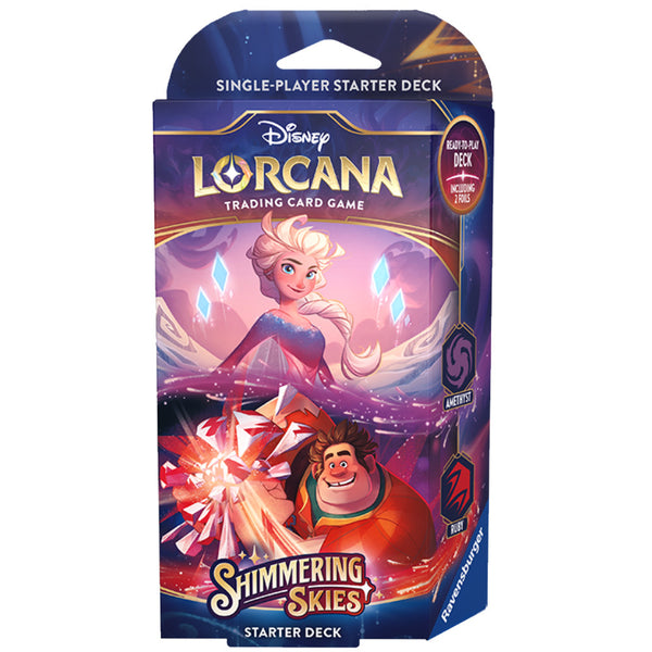 Disney - Lorcana : Shimmering Skies - starter deck : Amethyst & Ruby