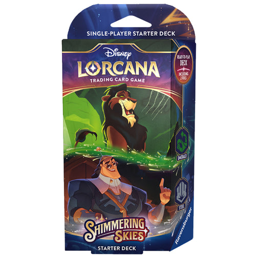 Disney - Lorcana : Shimmering Skies - starter deck : Emerald & Steel