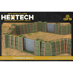 HexTech : Dropbase Delta - fortress walls (pre-order)