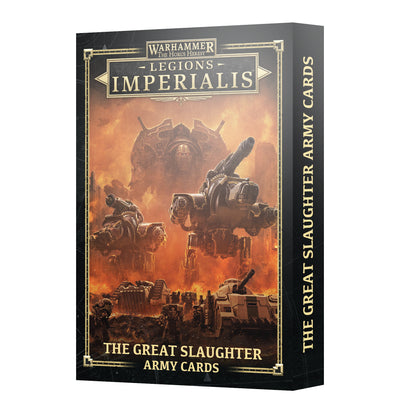 Legions Imperialis - the Great Slaughter army cards