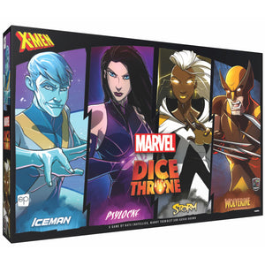 Marvel Dice Throne: X men hero box - (Iceman, Psylocke, Storm, and Wolverine)