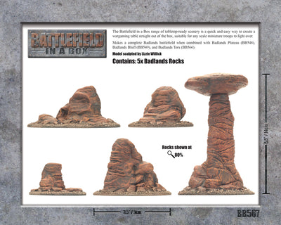 Battlefield in a box: Badlands Pillars