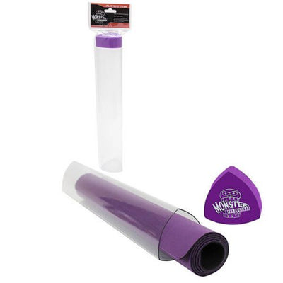 Monster Protectors Prism Playmat Tube - clear/purple cap