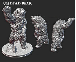 Wilds of Wintertide - Undead Zombie Bear